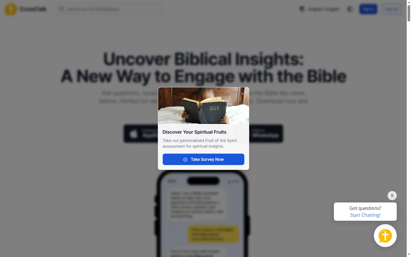 Bible Chat AI screenshot
