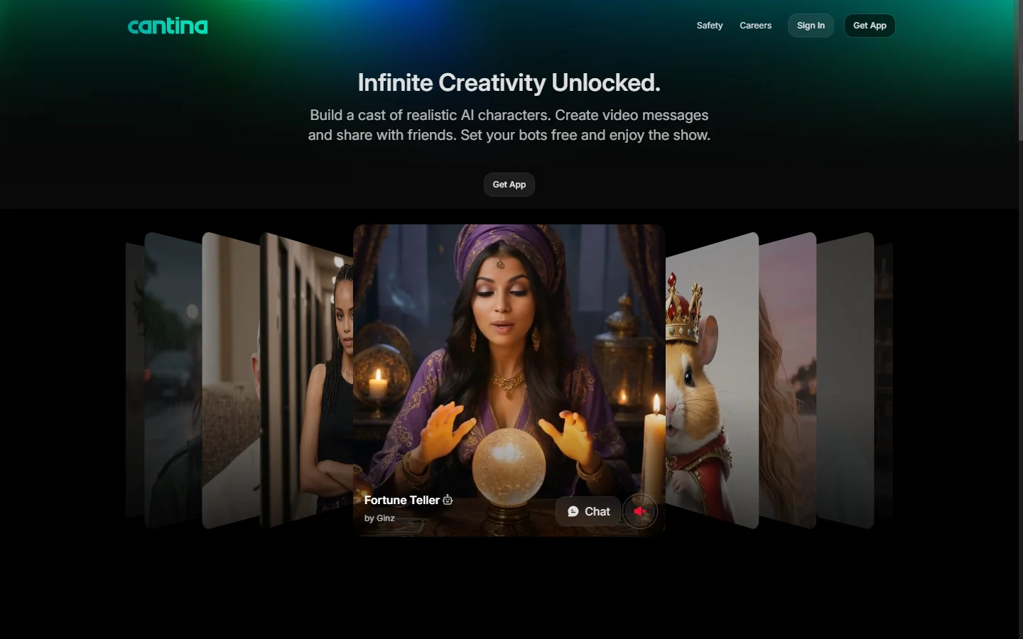 Cantina AI screenshot