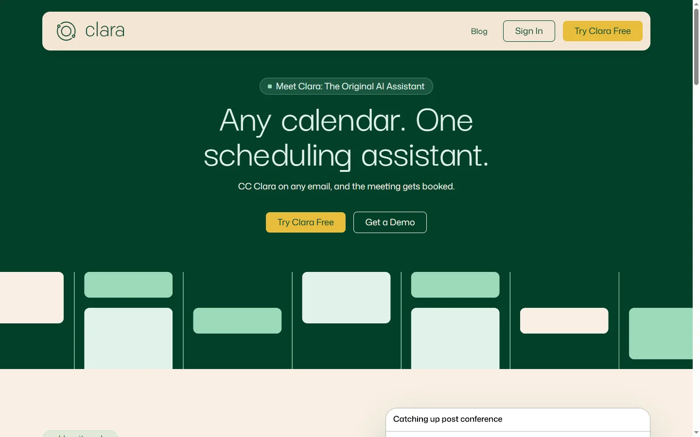 Clara AI screenshot
