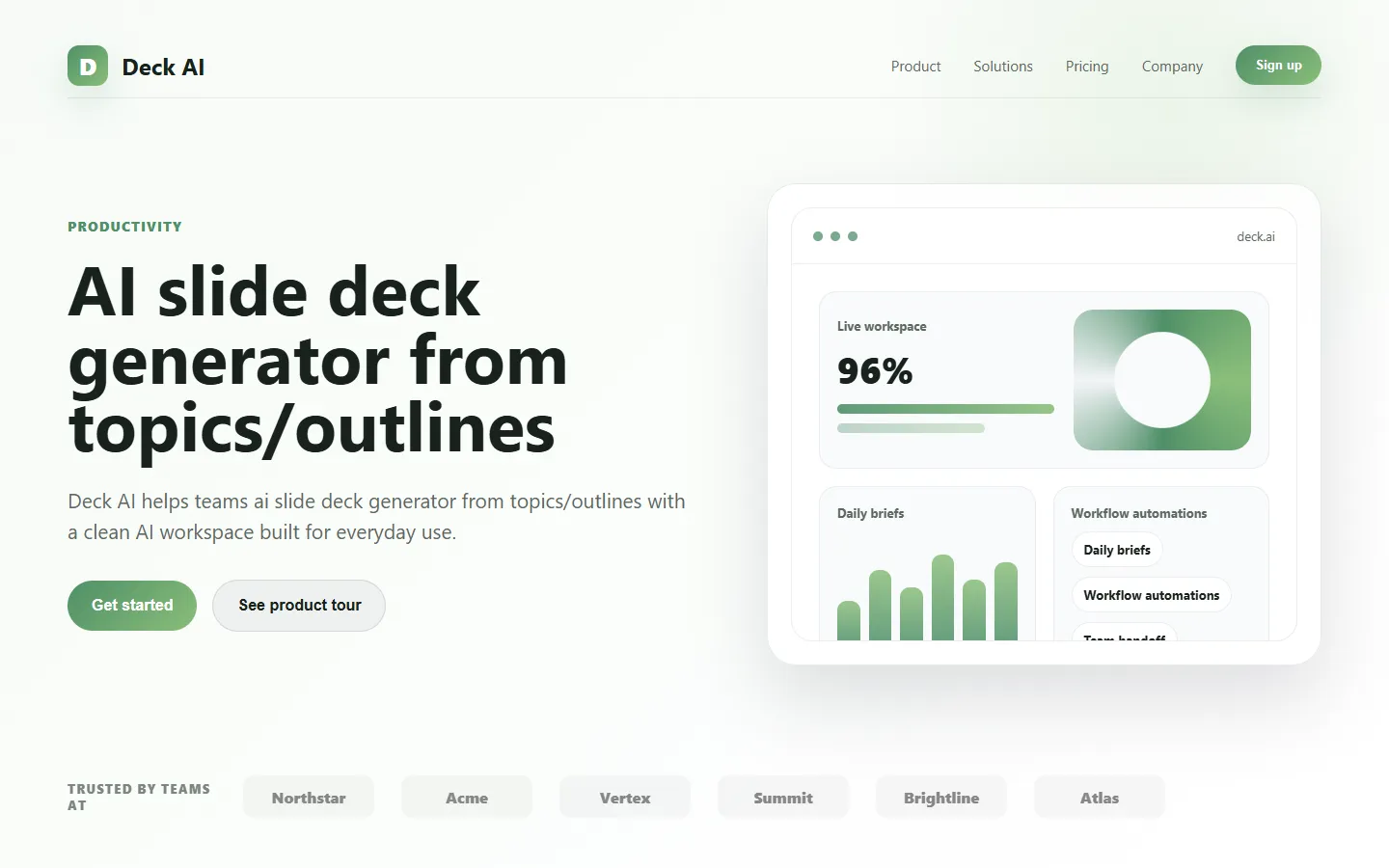 Deck AI screenshot