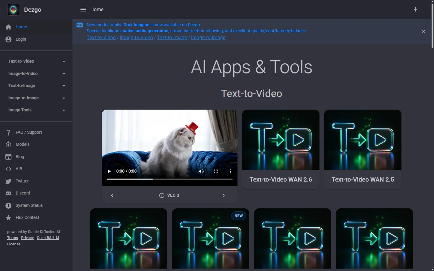 Dezgo AI screenshot