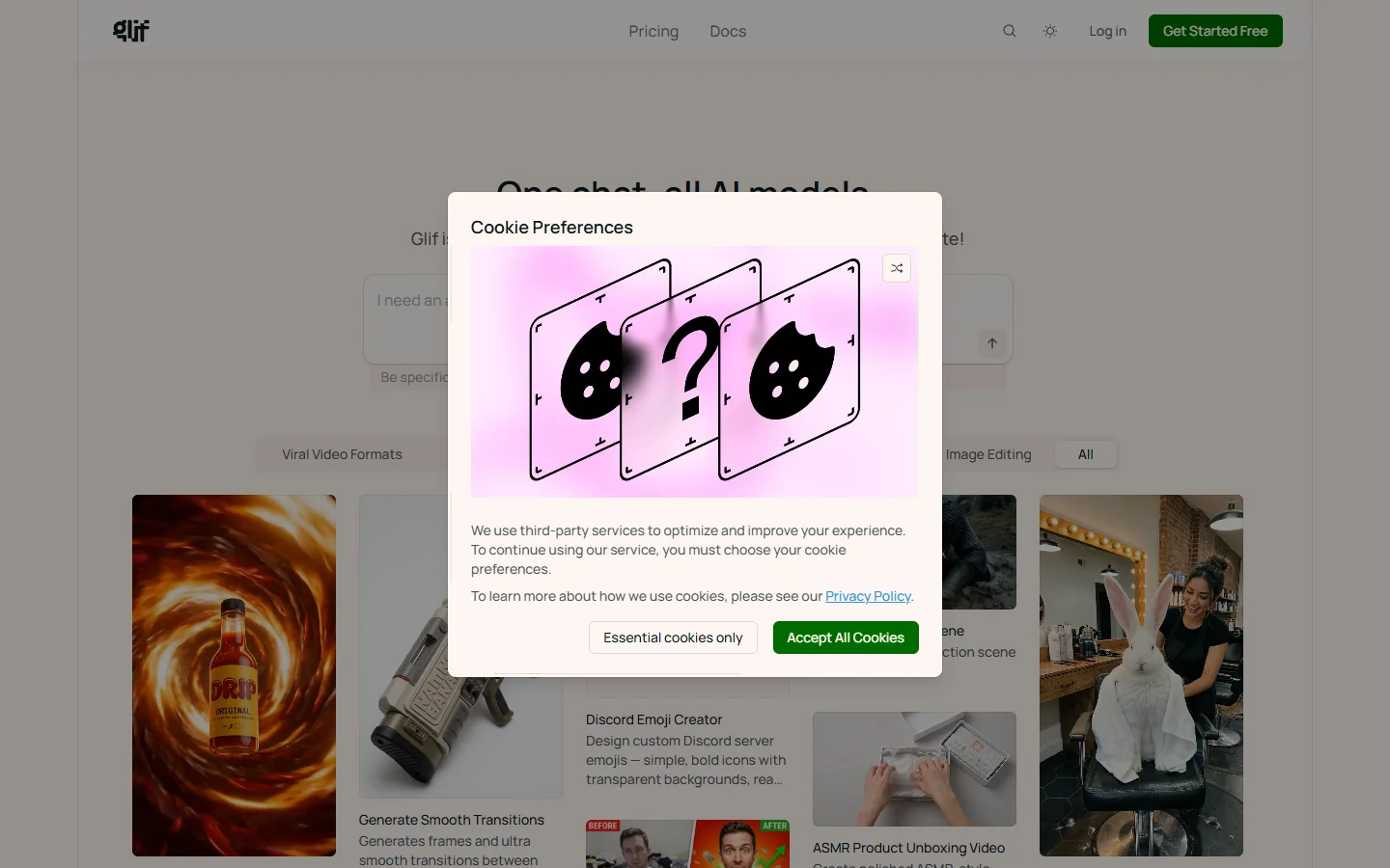 Glif AI screenshot