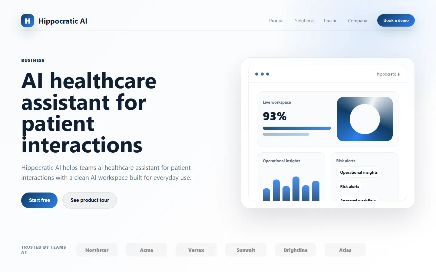 Hippocratic AI screenshot