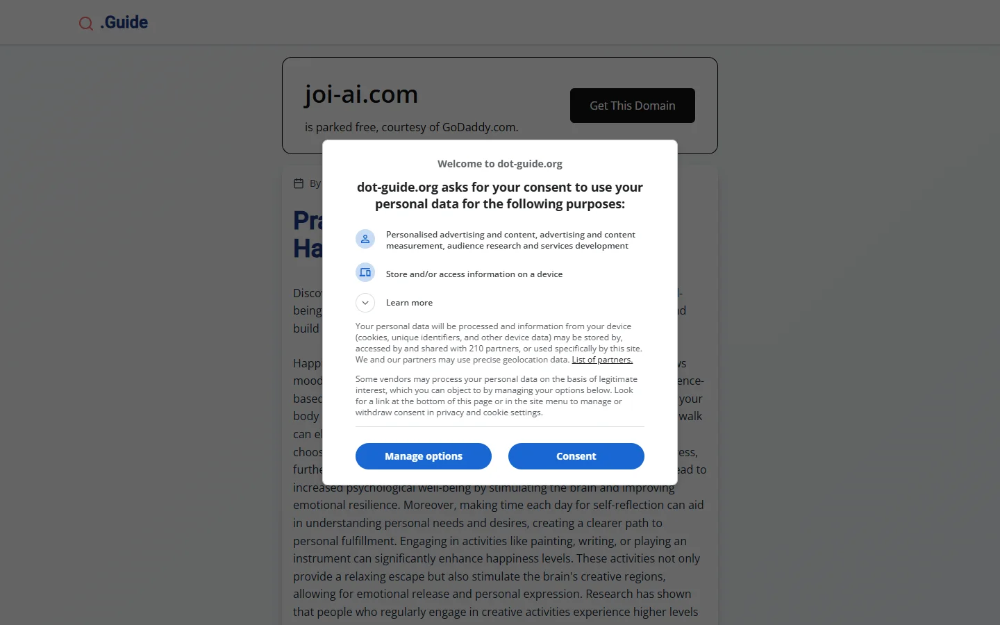 JOI AI screenshot
