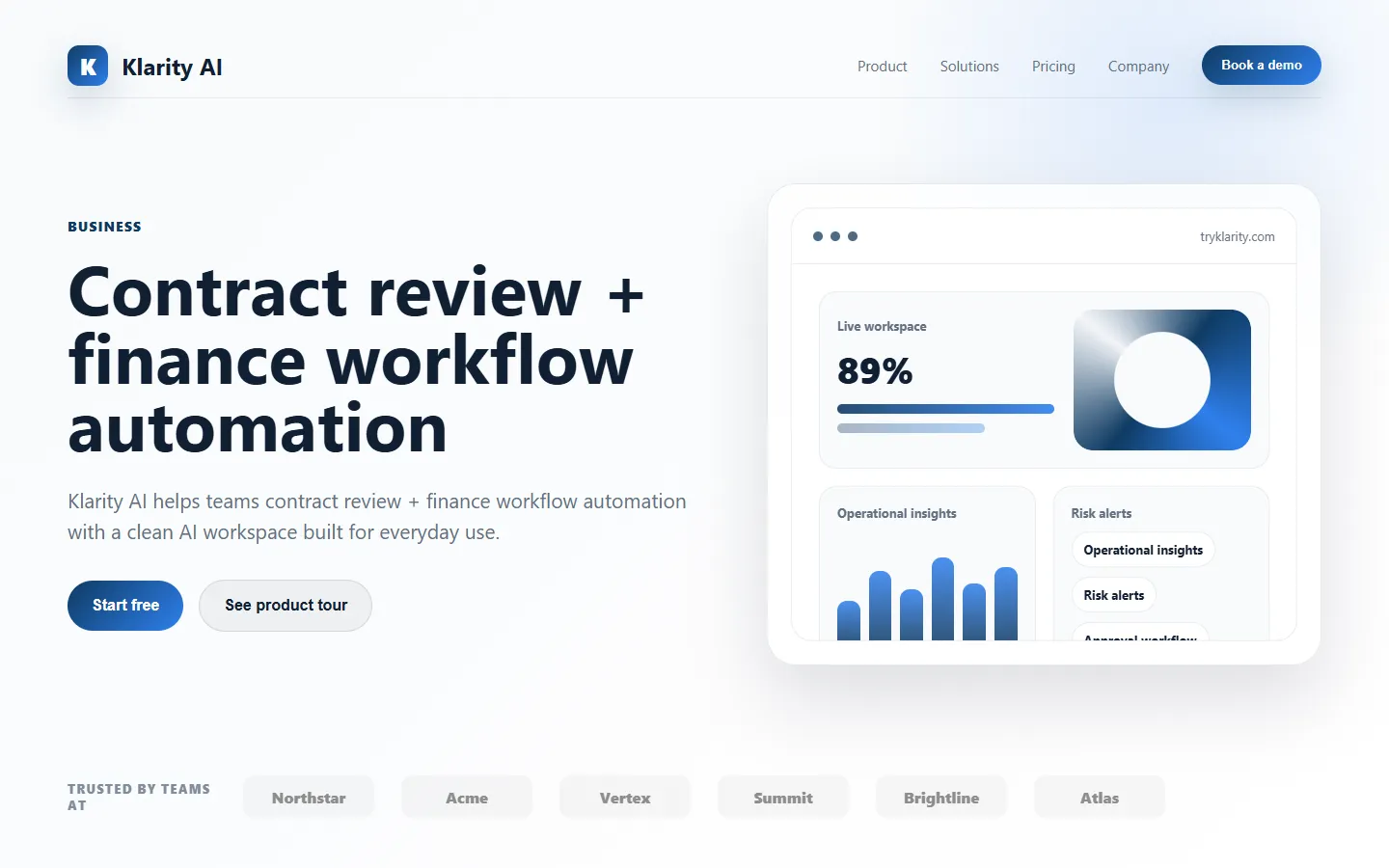 Klarity AI screenshot
