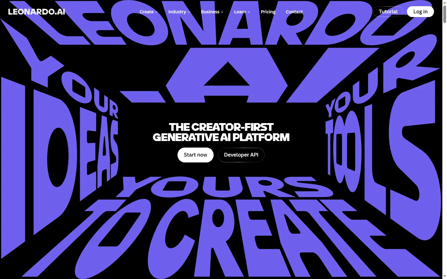 Leonardo AI screenshot