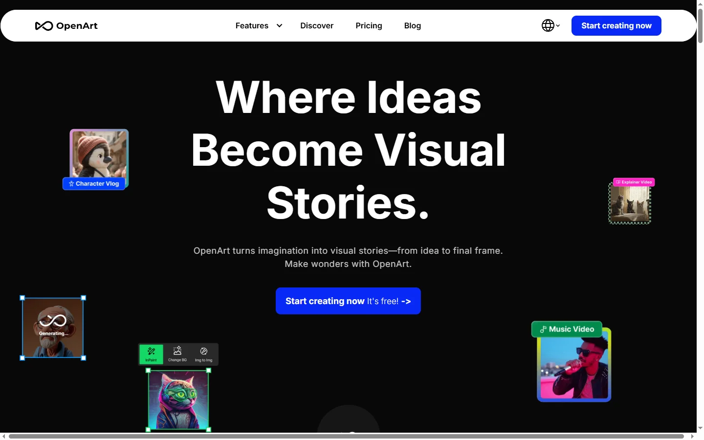 OpenArt AI screenshot