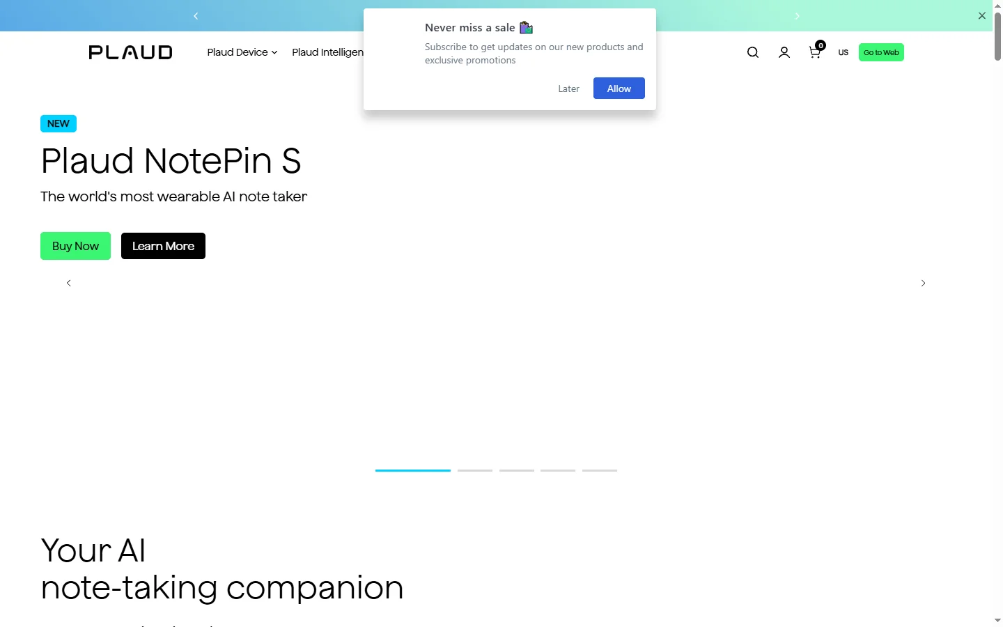 Plaud AI screenshot