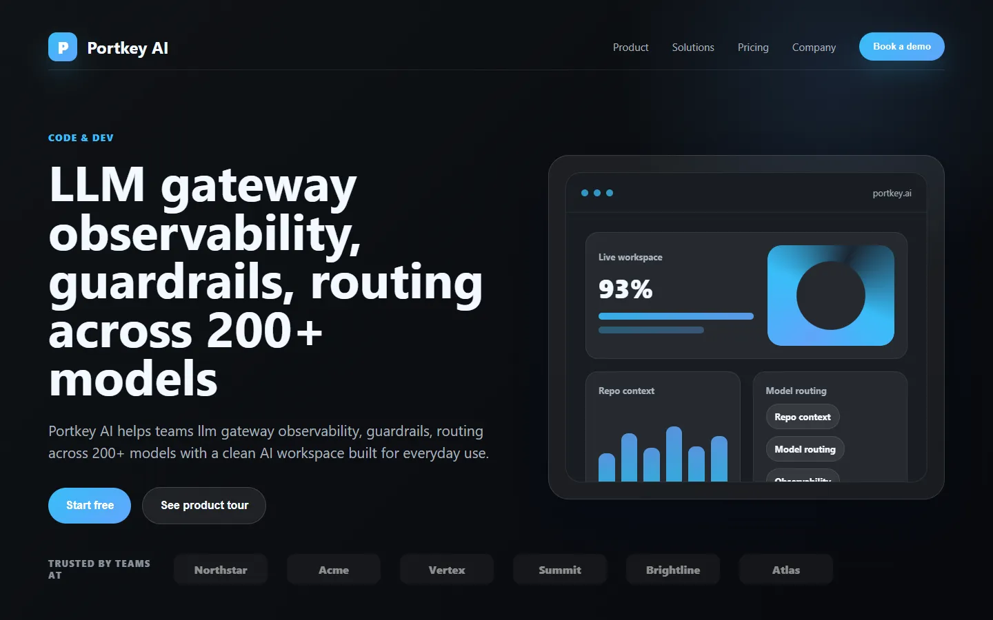 Portkey AI screenshot