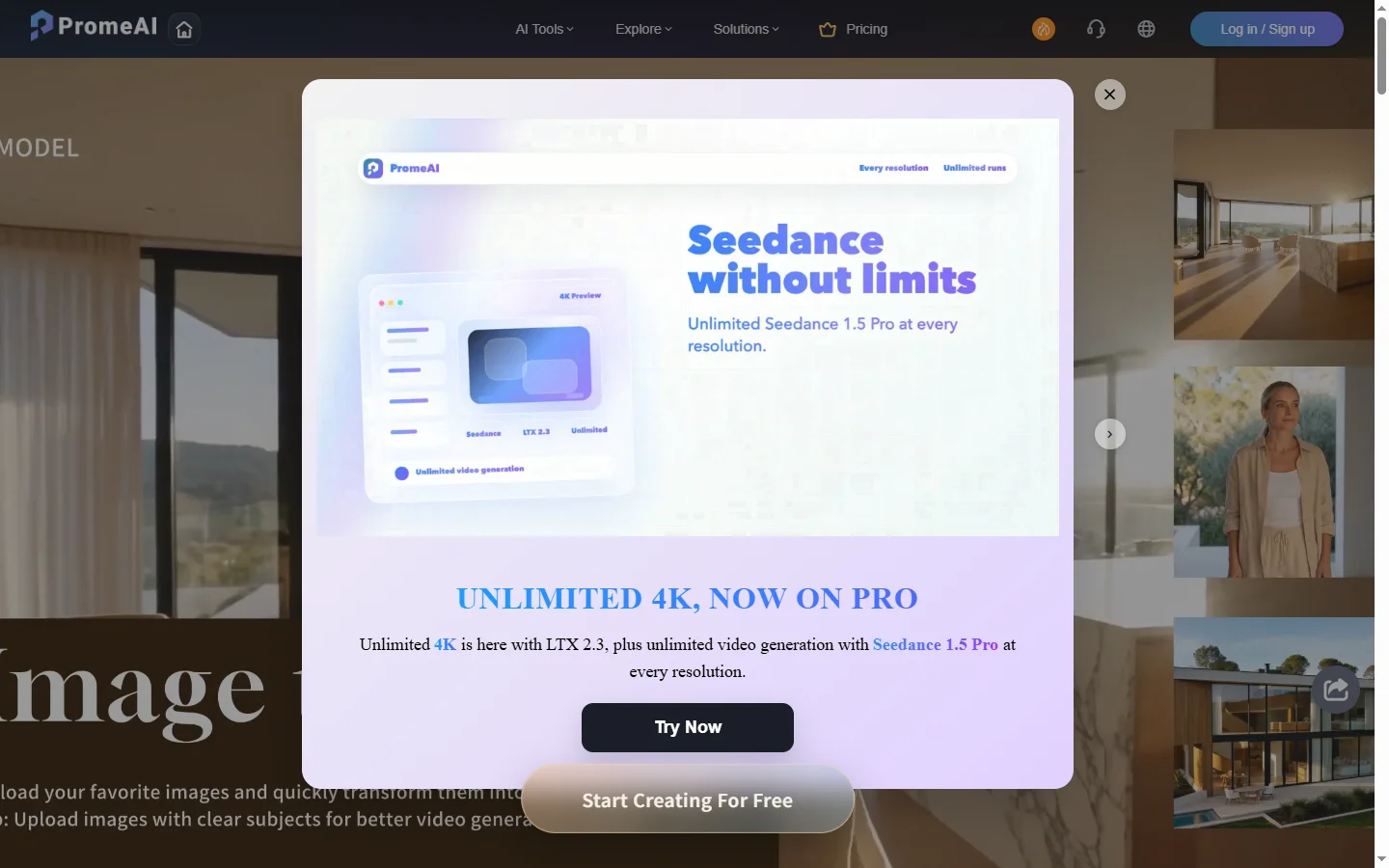 PromeAI screenshot