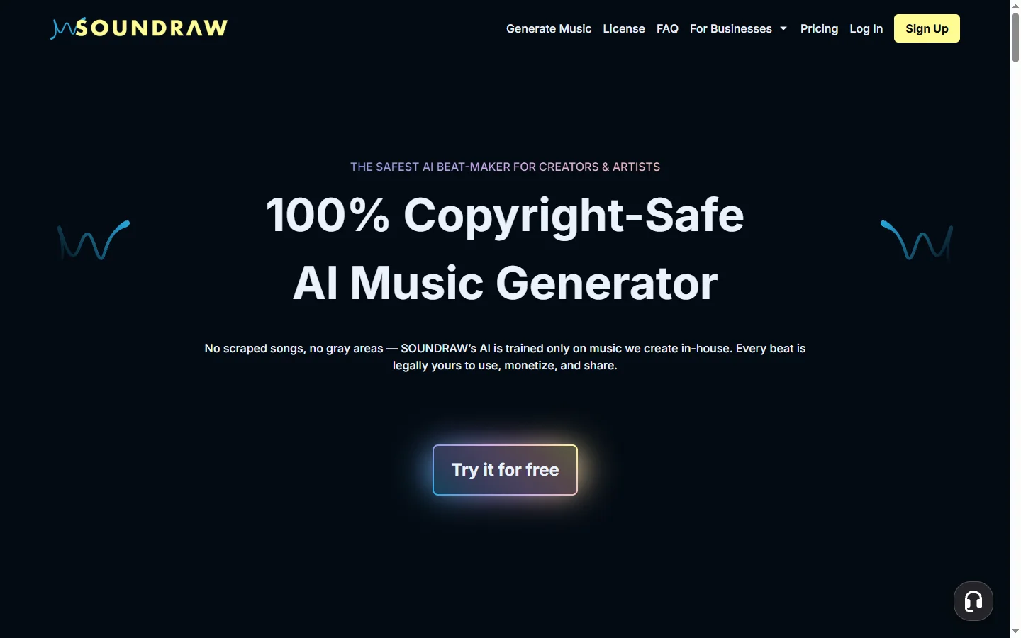Soundraw AI screenshot