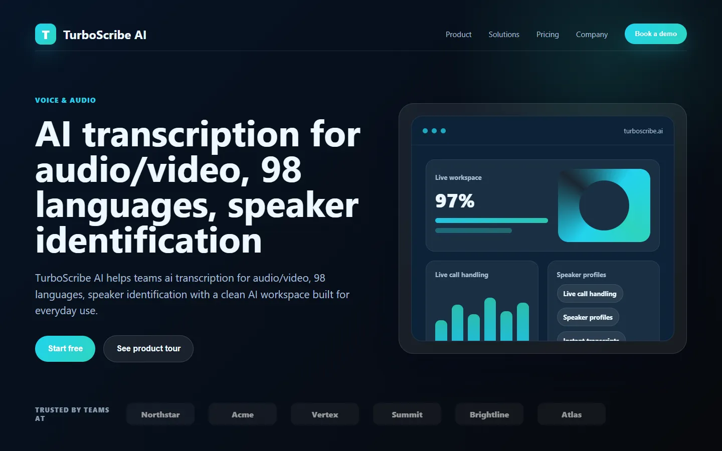 TurboScribe AI screenshot