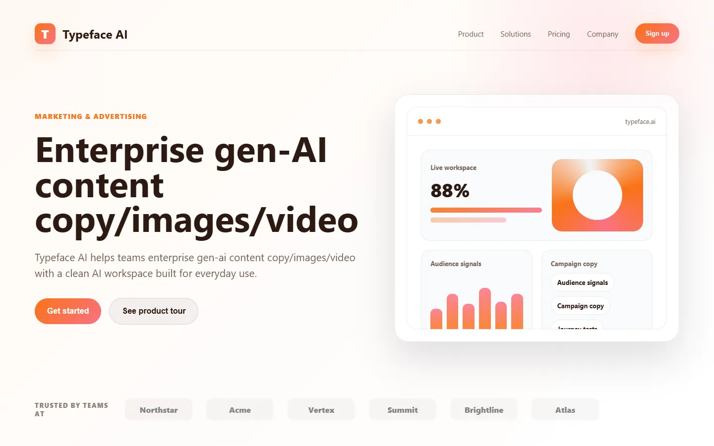 Typeface AI screenshot