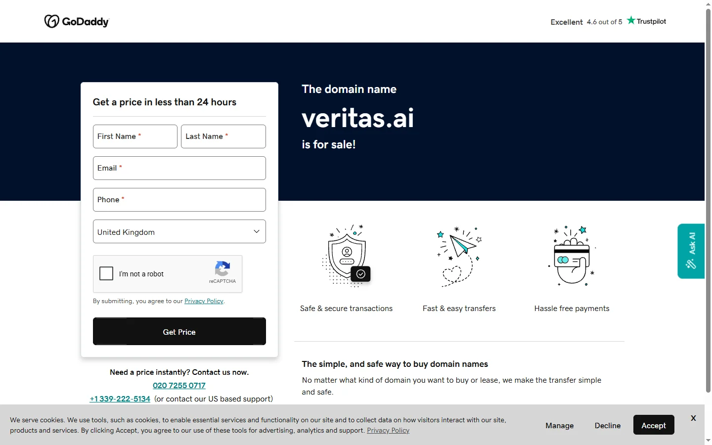 Veritas AI screenshot
